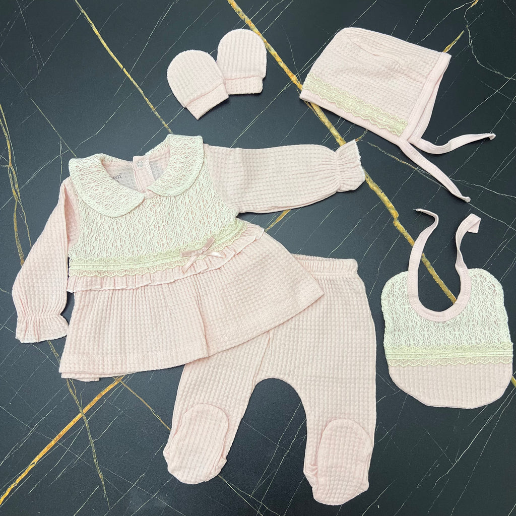 Pink 5 pieces Set