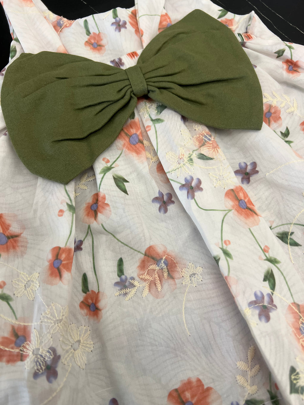 Green Bow Dress