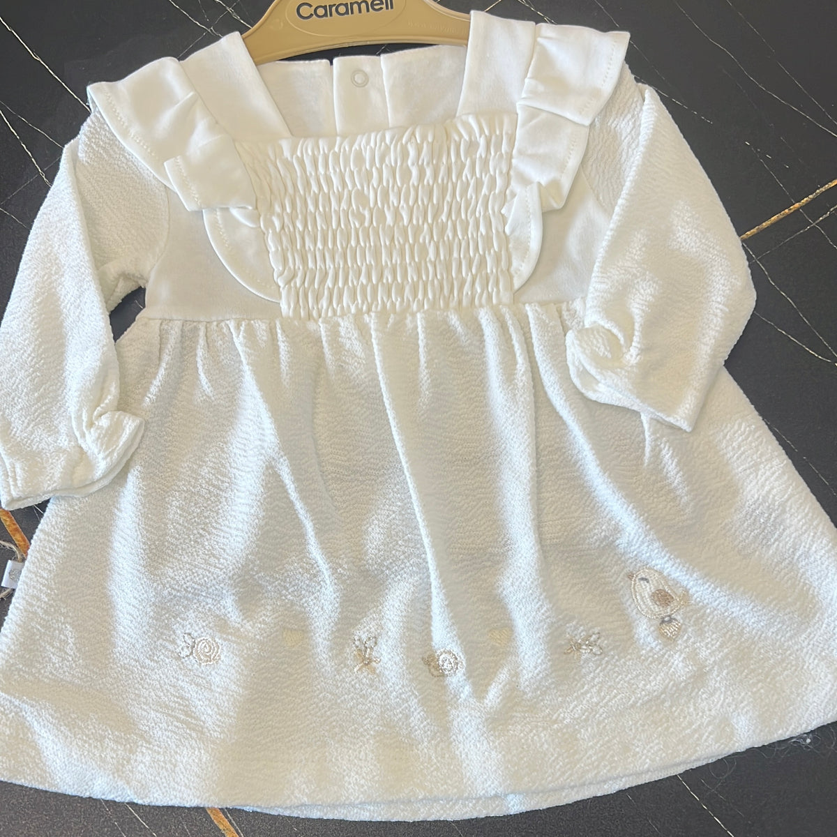 White Long Sleeve Dress