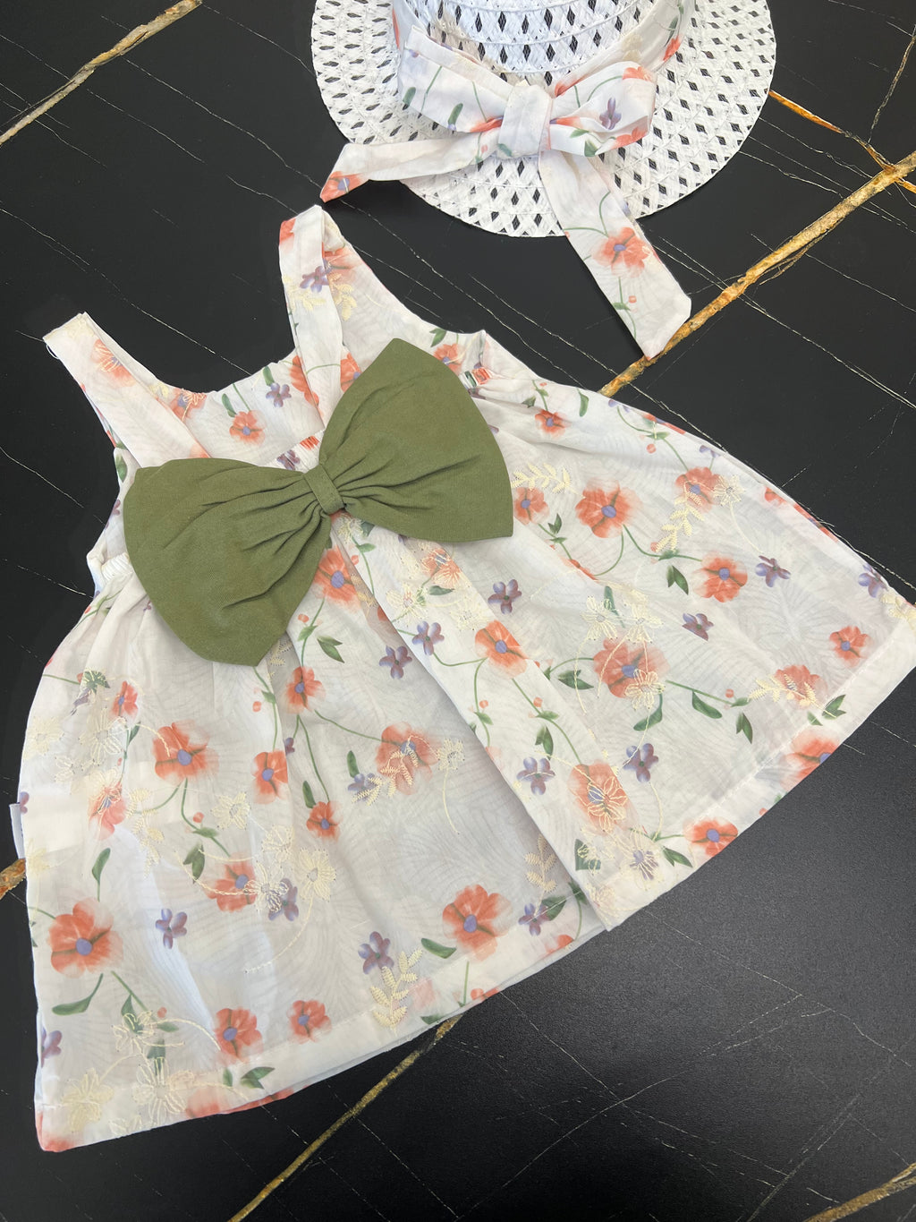 Green Bow Dress