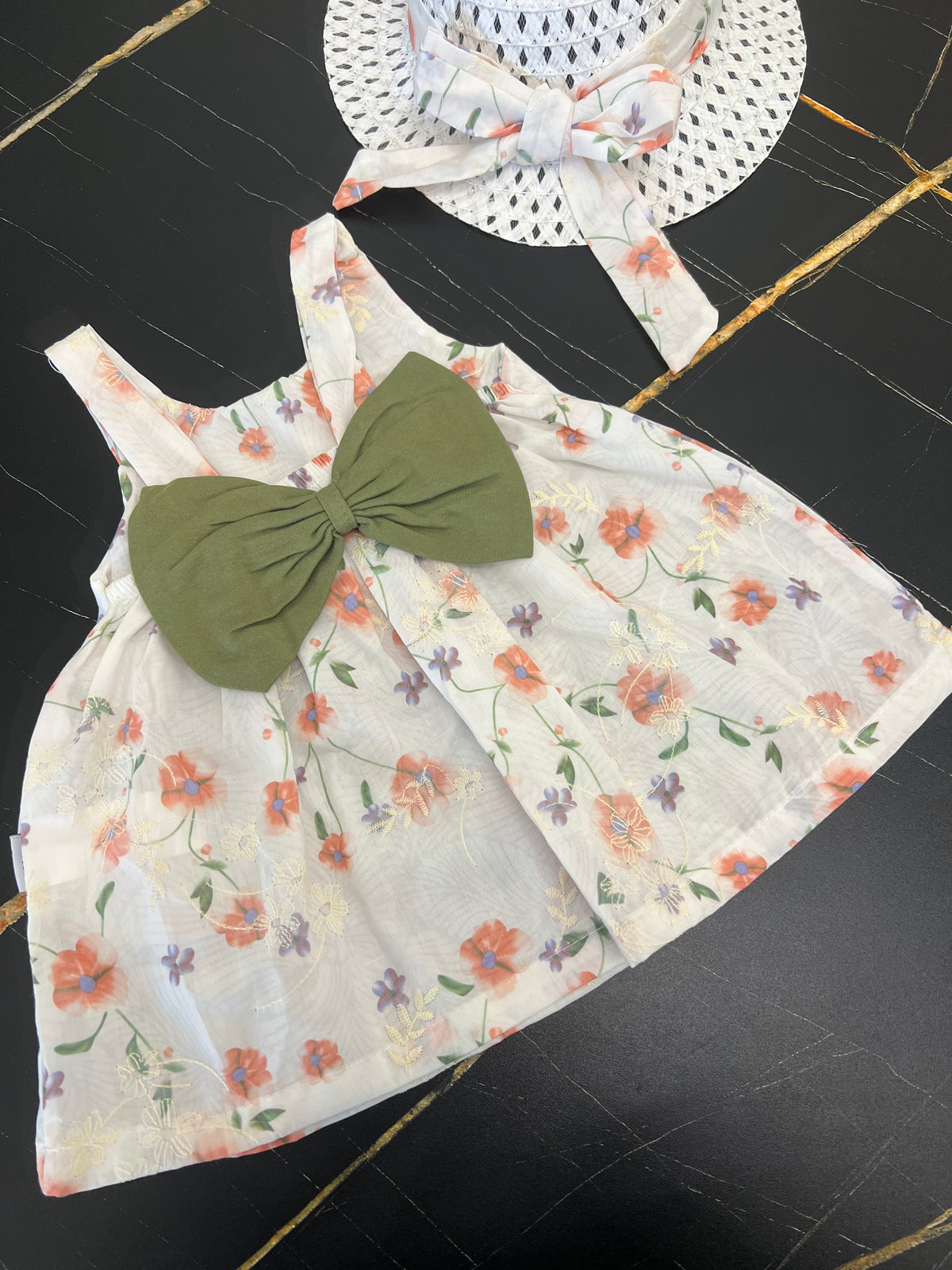 Green Bow Dress