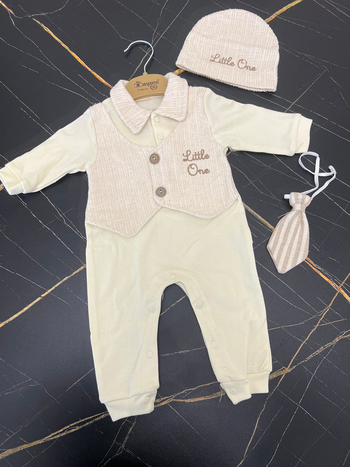 Overall with tie