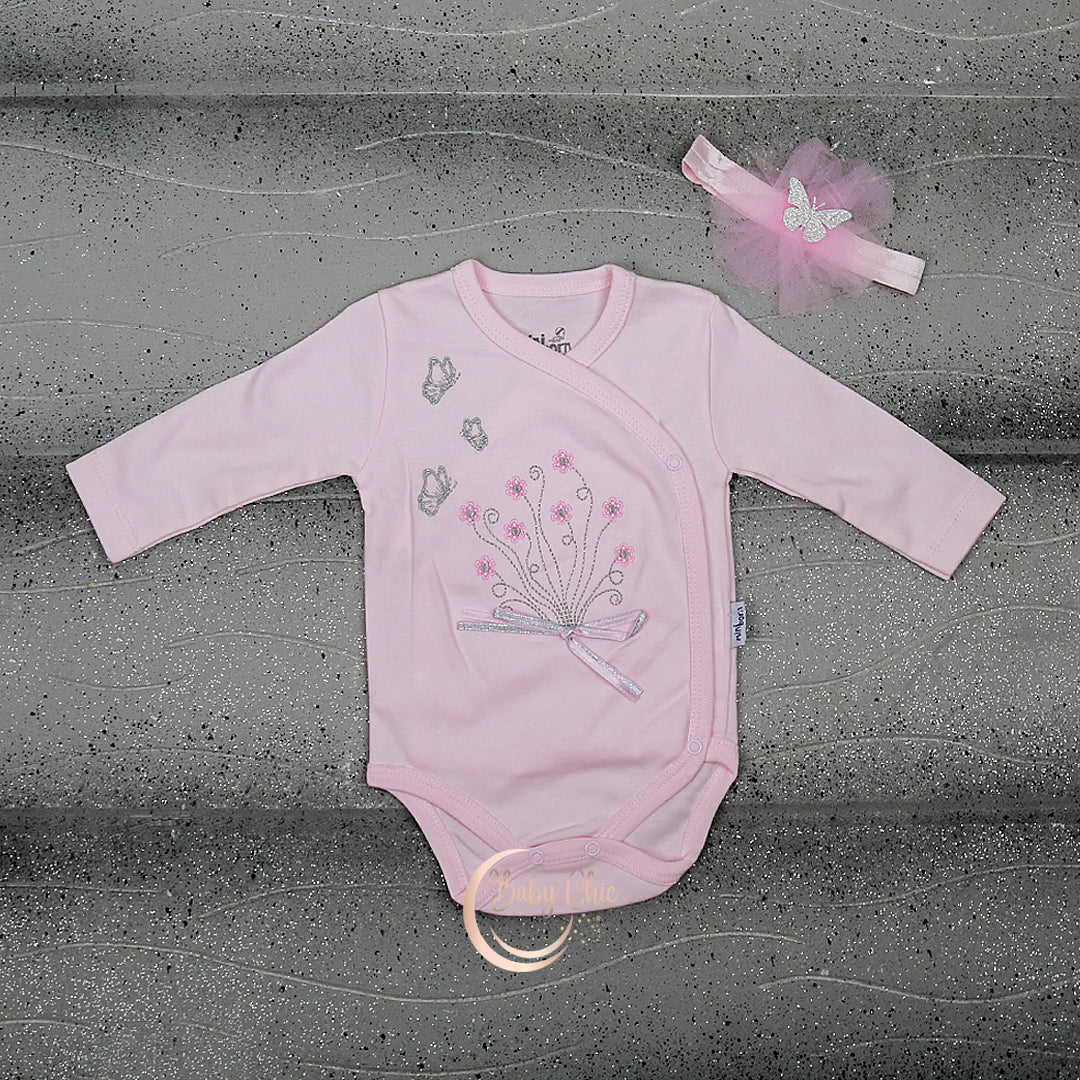 Butterfly bodysuits with bandana