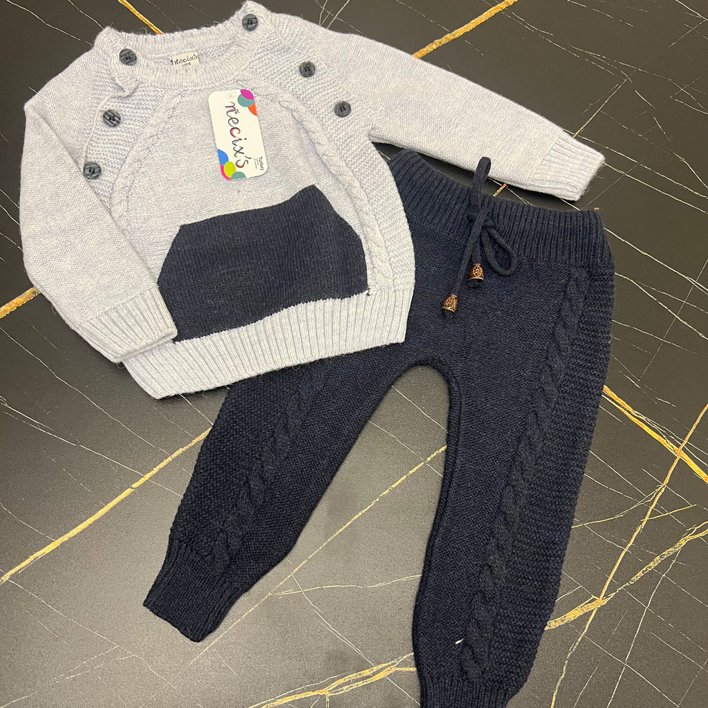 Blue Fleece Set