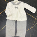Velvet white set