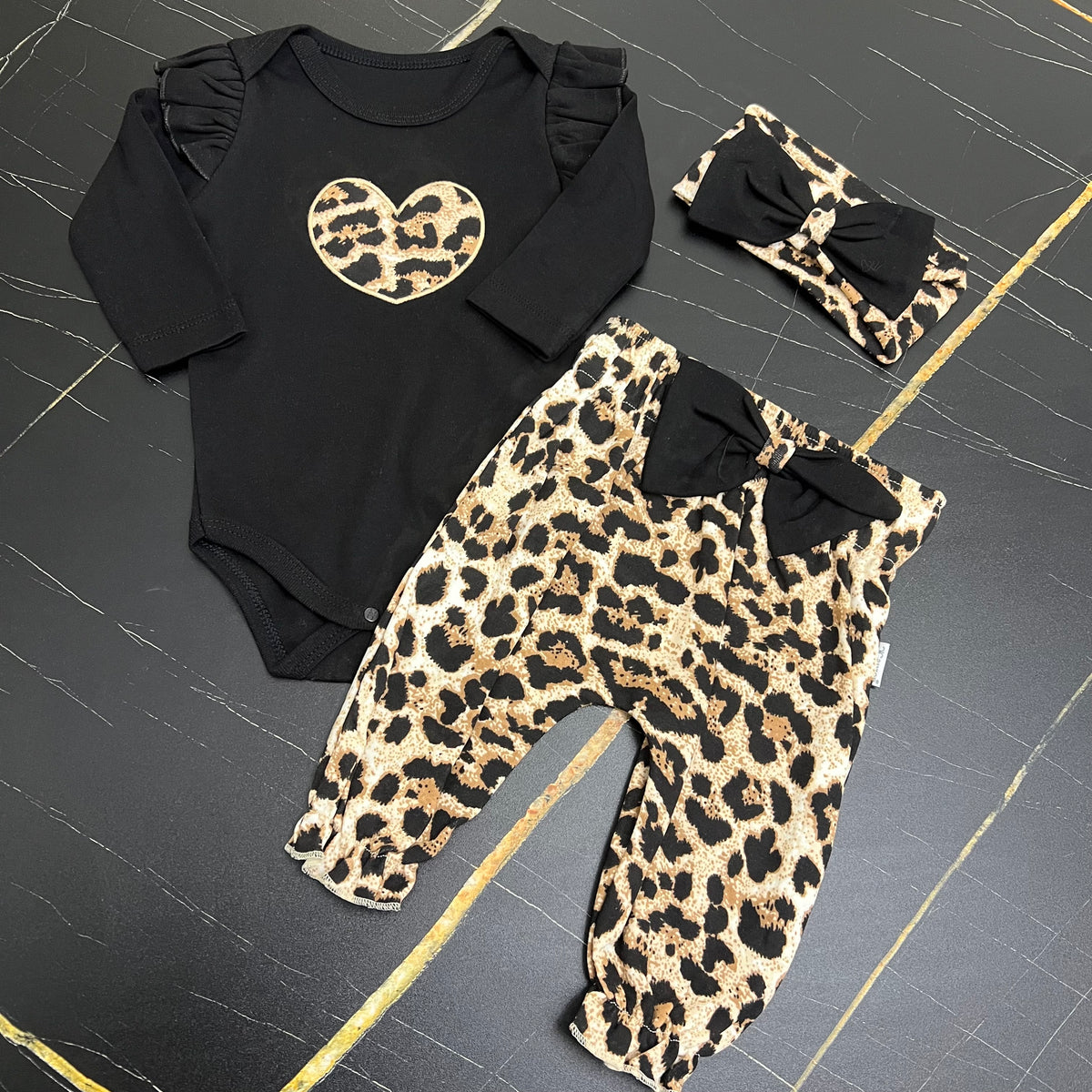 Leopard heart Set