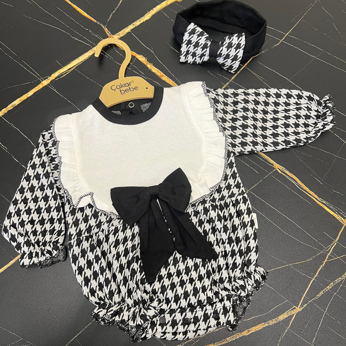 Black and White Romper