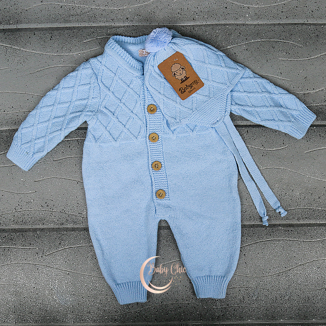Blue fleece Overall
