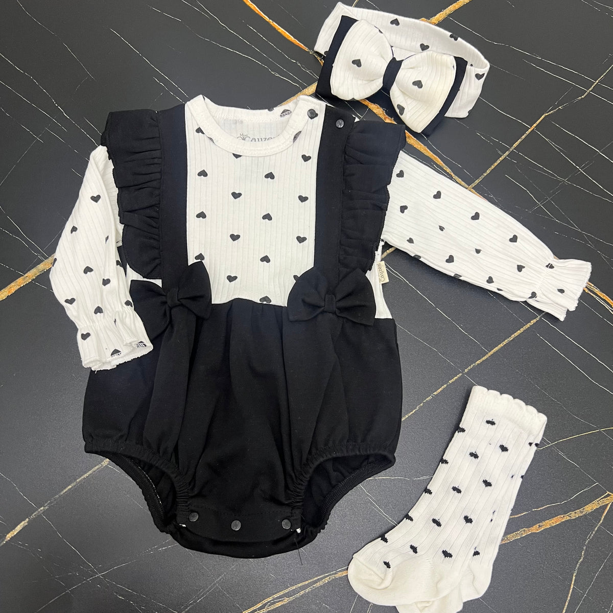 Black and White Romper