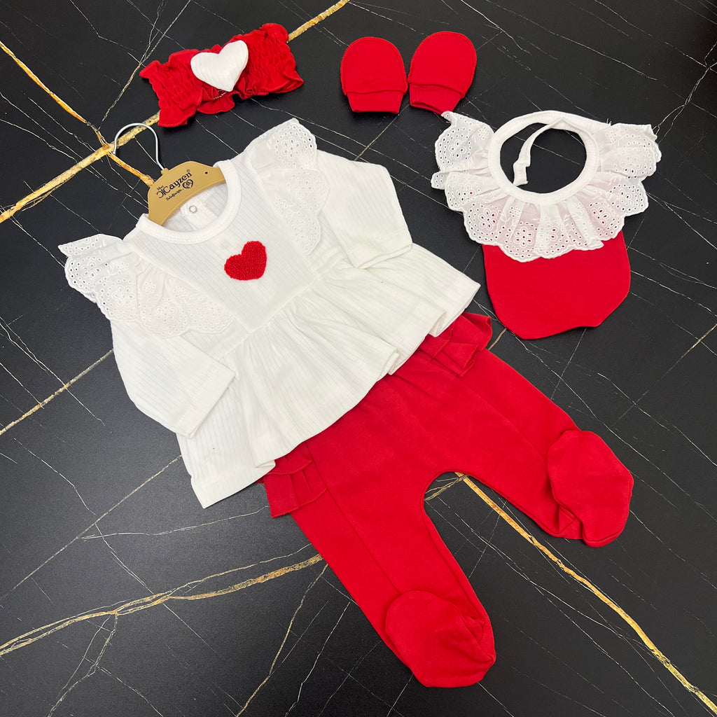 Heart 5 pieces Set