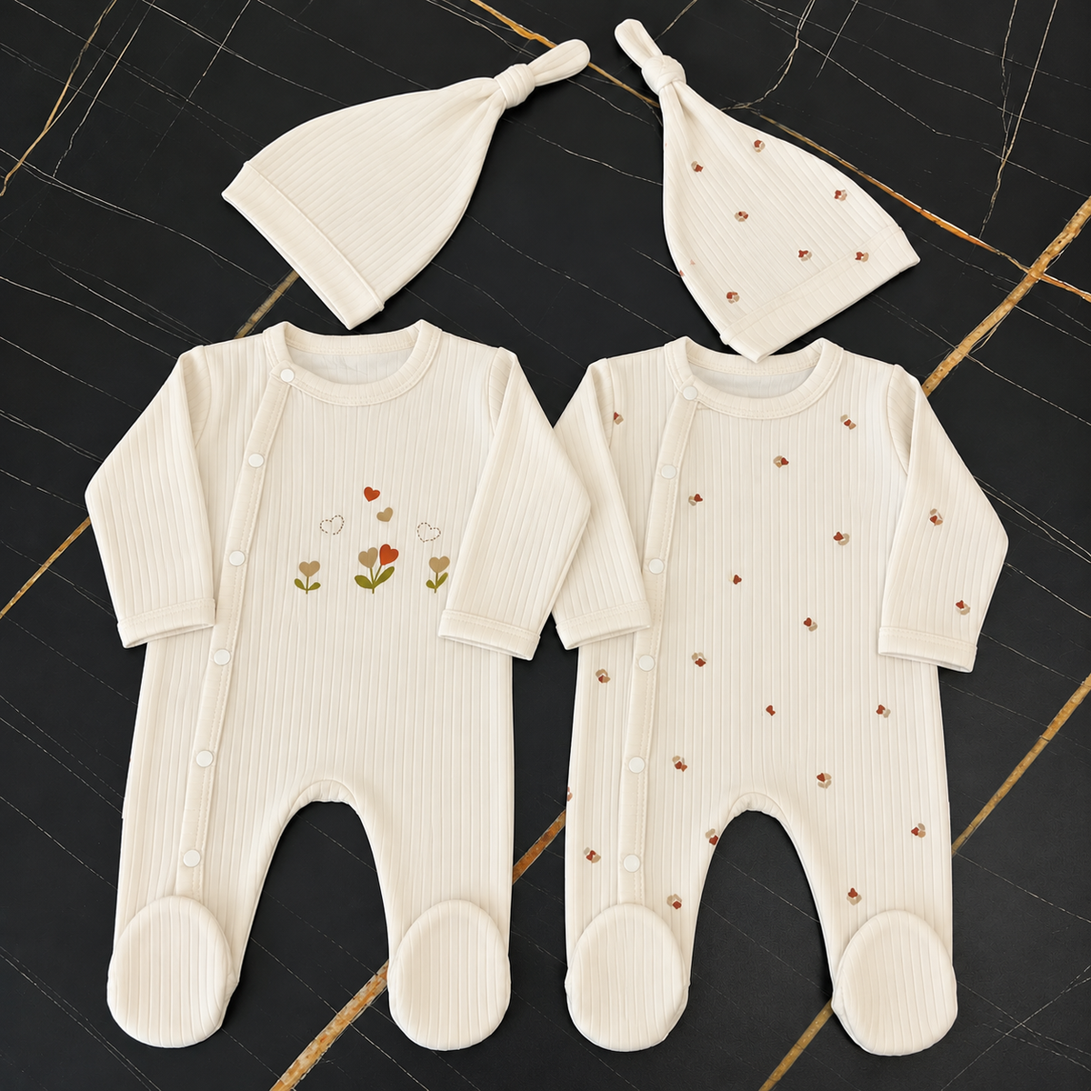 Flower Pair Overall