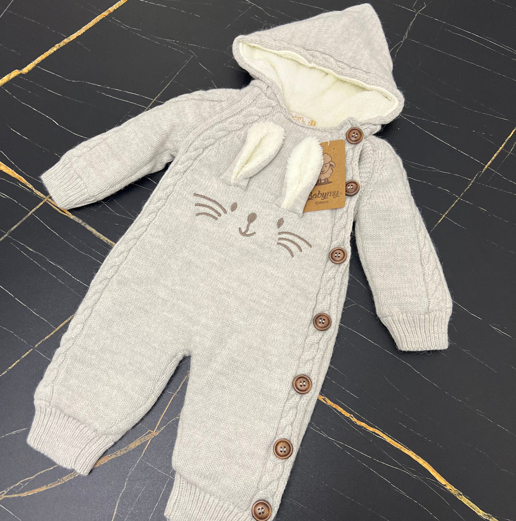 Rabbit Fleece Overall