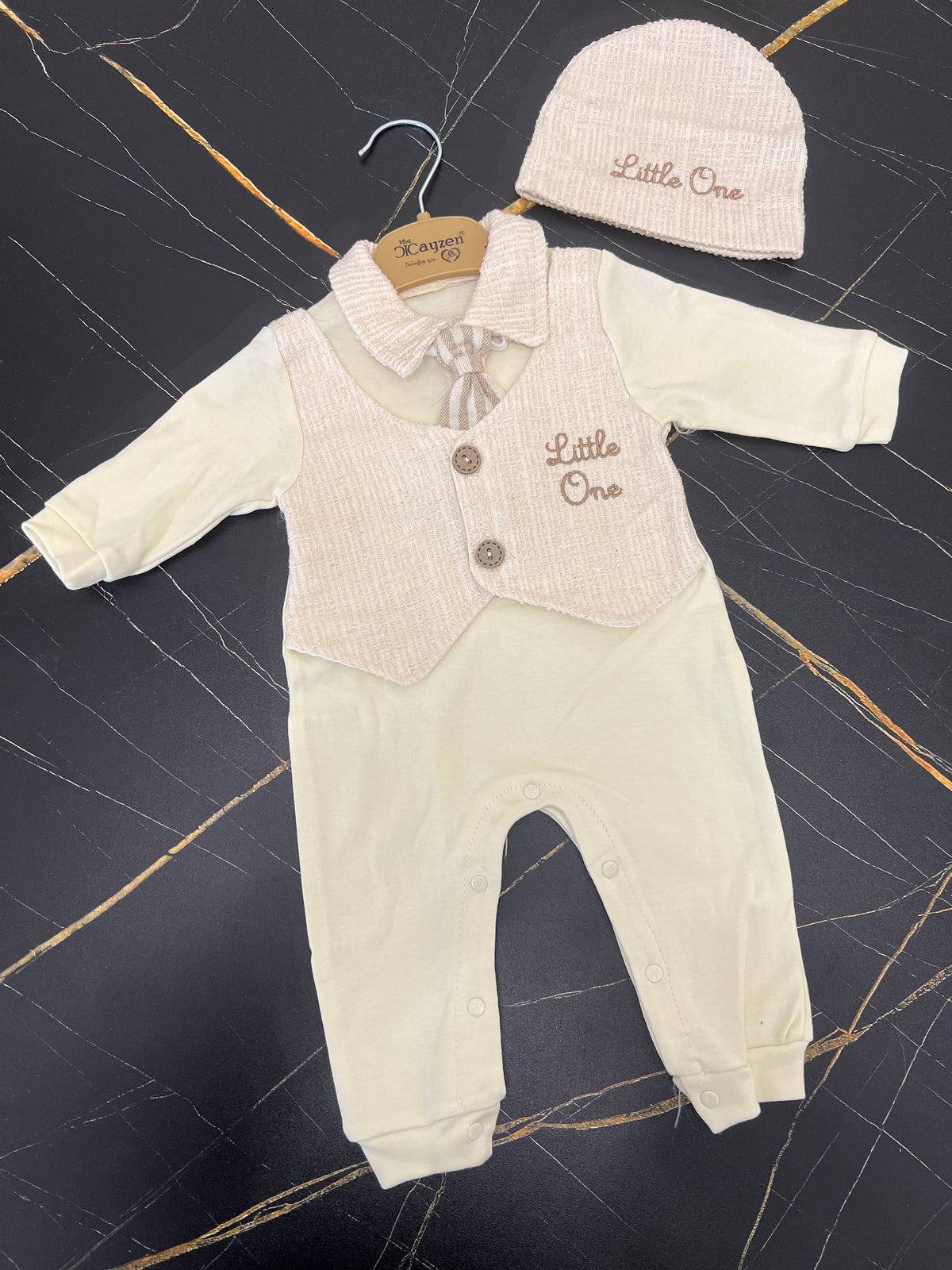 Overall with tie