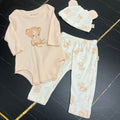 Pink Teddy Bear Set