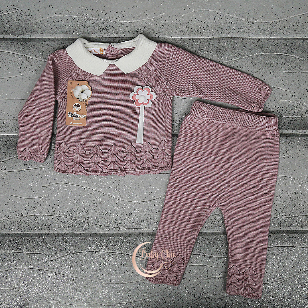 Triko pant set
