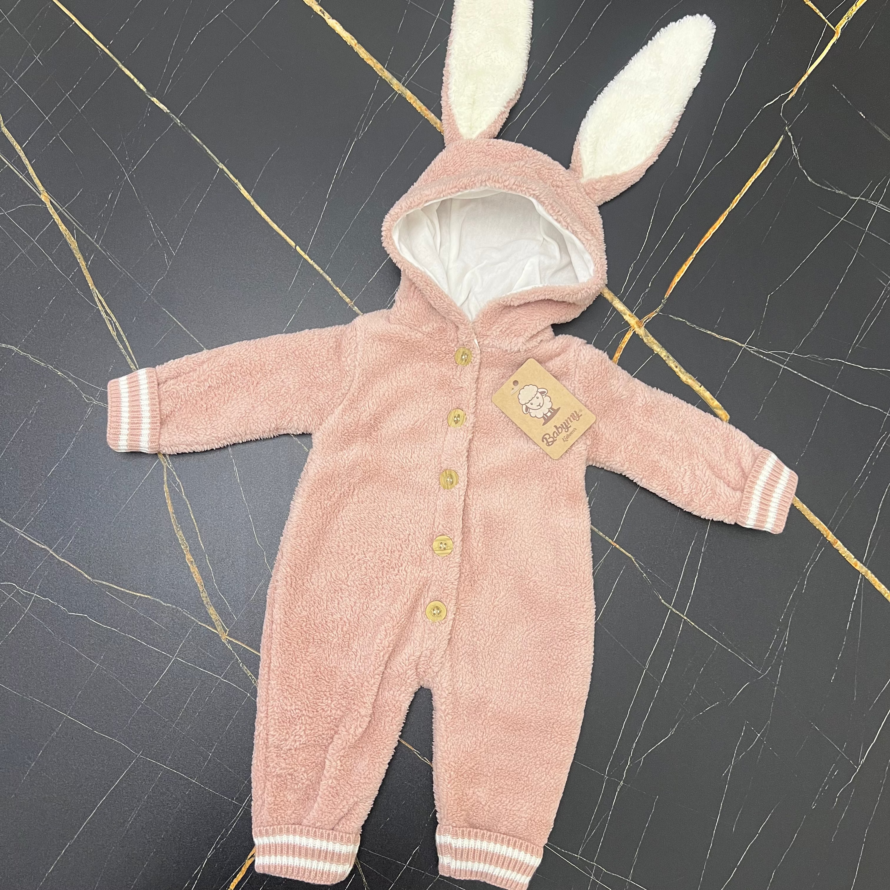 Rabbit Fleece Overall