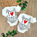 I love Mom&Dad Bodysuits